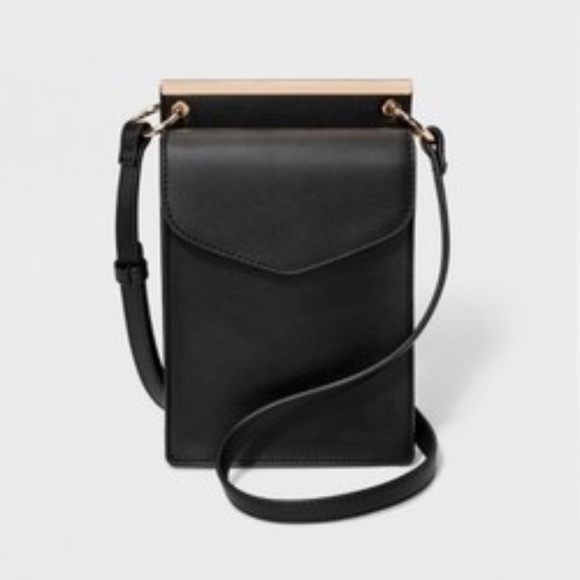 A New Day Handbags - New a New Day Black Framed Mini Crossbody Bag